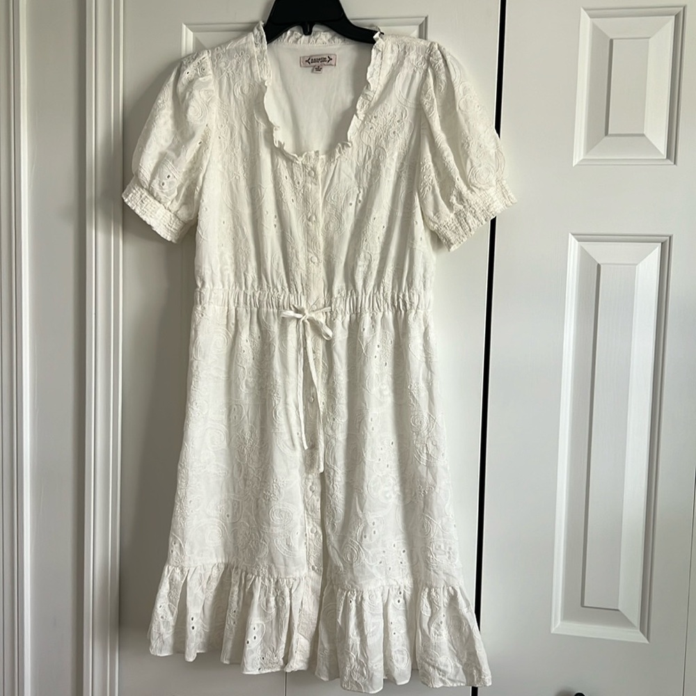 Nanette Cotton Eyelet Dress